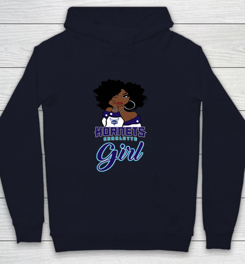 Charlotte Hornets Girl NBA Youth Hoodie 3