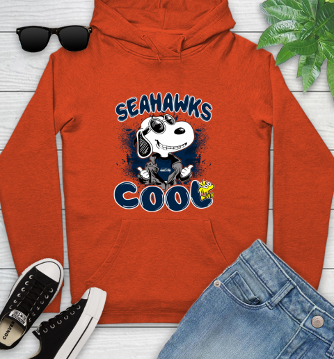 NFL Football Seattle Seahawks Cool Snoopy Shirt Youth Hoodie 4