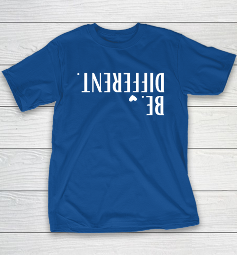 Funny Upside Down Be Different Youth T-Shirt 6