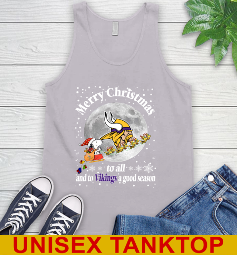 Minnesota Vikings Merry Christmas To All And To Vikings A Good Season NFL Football Sports Tank Top 3