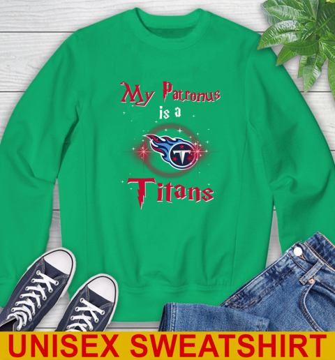 NFL Football Harry Potter My Patronus Is A Tennessee Titans Sweatshirt 9 NFL Football Harry Potter My Patronus Is A Tennessee Titans Sweatshirt - Image 9