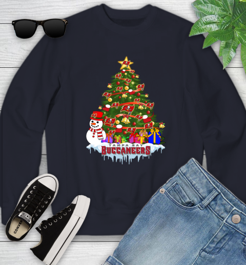 Tampa Bay Buccaneers Merry Christmas NFL Football Sports Youth Sweatshirt 3