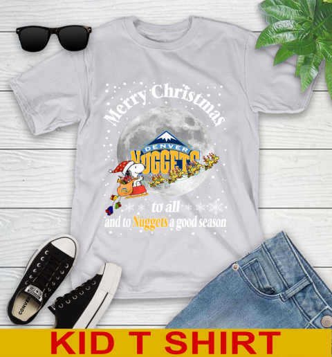 Denver Nuggets Merry Christmas To All And To Nuggets A Good Season NBA Basketball Sports Youth T-Shirt 4