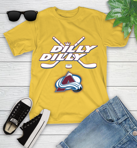 NHL Colorado Avalanche Dilly Dilly Hockey Sports Youth T-Shirt 8