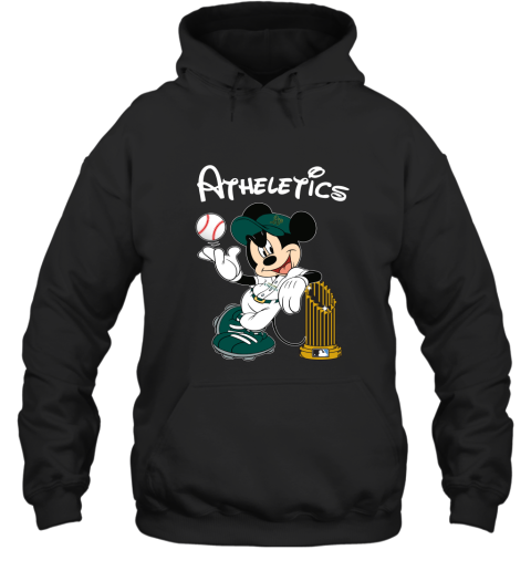 Oakland Athletics Mickey Taking The Trophy MLB 2019 Hoodie