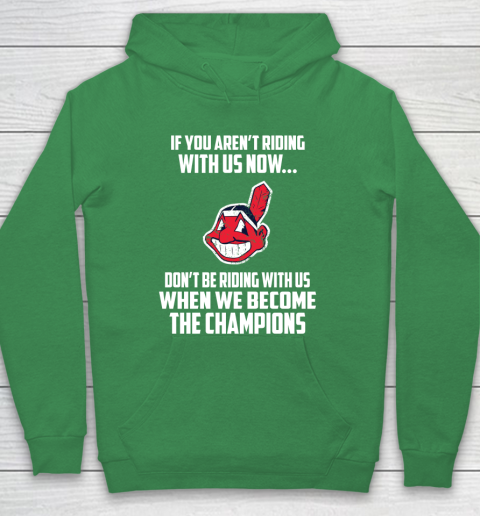MLB Cleveland Indians Baseball We Become The Champions Hoodie 5