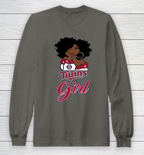 Minnesota Twinss Girl MLB Long Sleeve T-Shirt 8