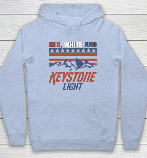 Red White And Keystone Light 4th Of July Hoodie 5