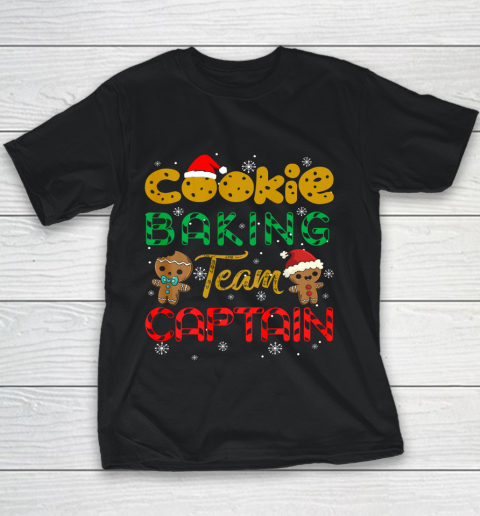 Cookie Baking Team Captain Gingerbread Christmas Youth T-Shirt