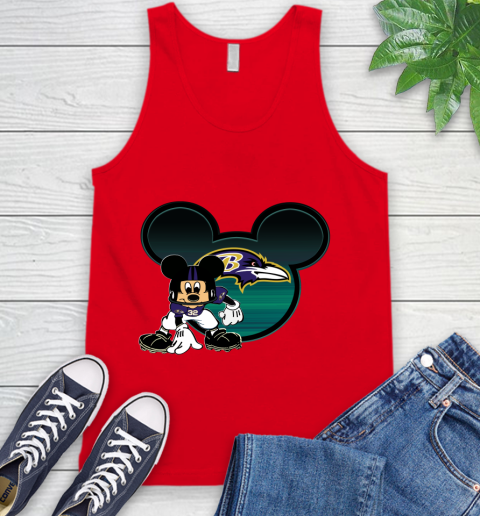 NFL Baltimore Ravens Mickey Mouse Disney Football T Shirt Tank Top 6
