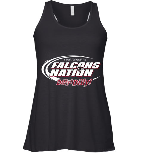 A True Friend Of The Falcons Nation Racerback Tank
