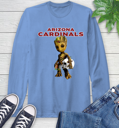 Arizona Cardinals NFL Football Groot Marvel Guardians Of The Galaxy Long Sleeve T-Shirt 12 Arizona Cardinals NFL Football Groot Marvel Guardians Of The Galaxy Long Sleeve T-Shirt - Image 12