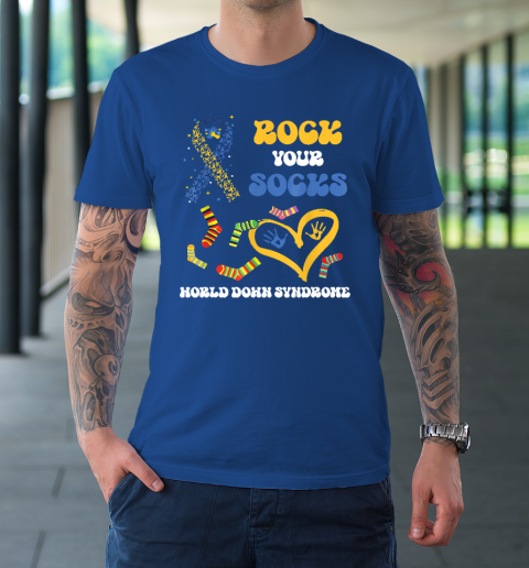 Down Syndrome Awareness Rock Your Socks T-Shirt 7