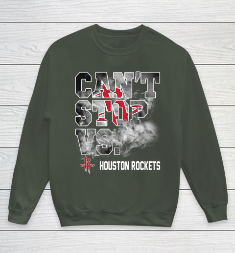NBA Houston Rockets Basketball Can't Stop Vs Youth Sweatshirt 8