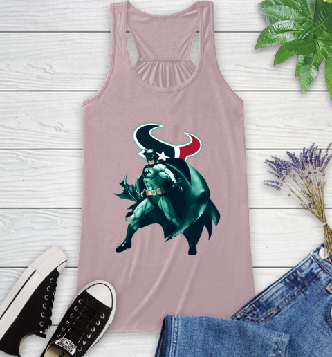 NFL Batman Football Sports Houston Texans Racerback Tank 11