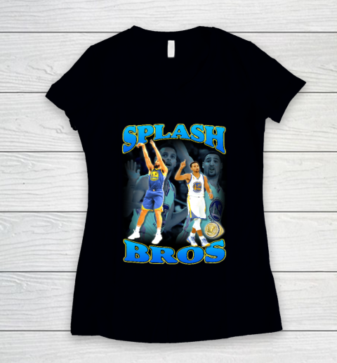 Splash Bros Stephen Curry Women's V-Neck T-Shirt