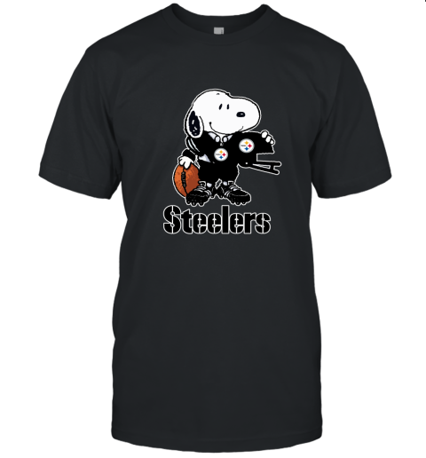 Snoopy A Strong And Proud Pittsburgh Steelers Player NFL Unisex Jersey Tee