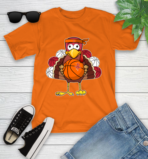 Houston Rockets Turkey thanksgiving day Youth T-Shirt 7