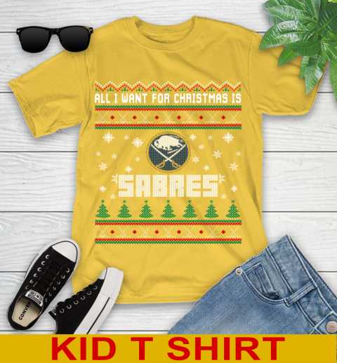 Buffalo Sabres NHL Hockey All I Want For Christmas Is My Team Sports 105