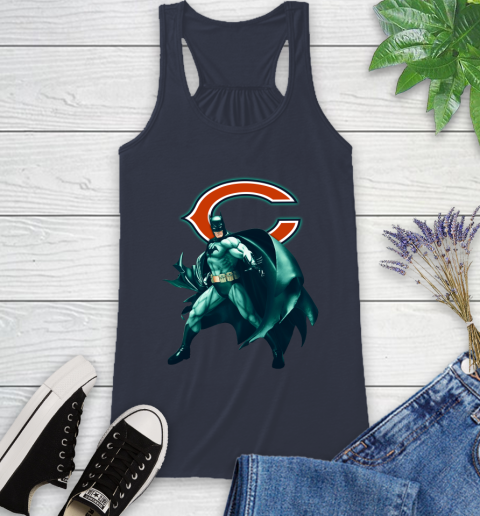 NFL Batman Football Sports Chicago Bears Racerback Tank 12