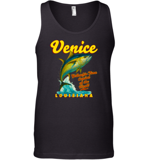 Venice, Louisiana, Yellowfin Tuna Fishing Premium Tank Top