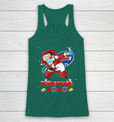 Buffalo Bills Funny Santa Claus Dabbing Christmas 2020 NFL Racerback Tank 5