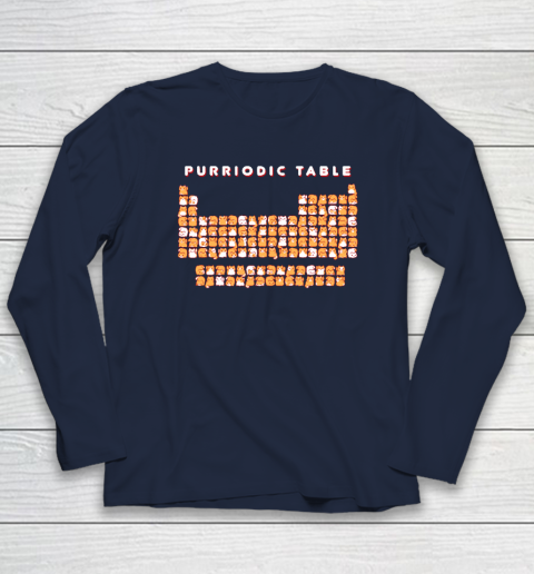 Purriodic Table Cat Funny Long Sleeve T-Shirt 2