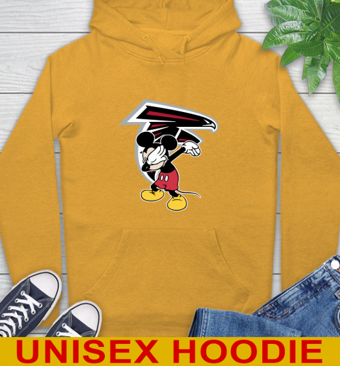 Atlanta Falcons NFL Football Dabbing Mickey Disney Sports Hoodie 3