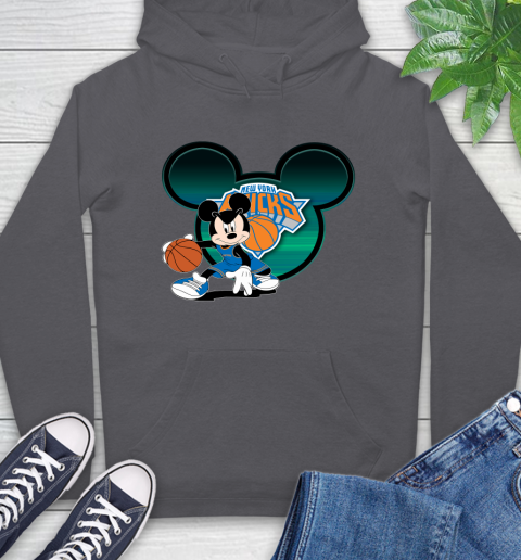 NBA New York Knicks Mickey Mouse Disney Basketball Hoodie 7