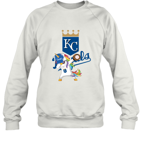 Hip Hop Dabbing Unicorn Flippin Love Kansas City Royals Sweatshirt