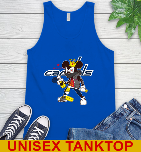 Washington Capitals NHL Hockey Mickey Peace Sign Sports Tank Top 5