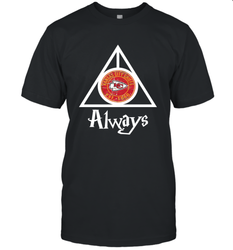 Always Love The Kansas City Chiefs x Harry Potter Mashup Unisex Jersey Tee