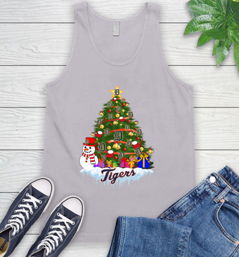 Detroit Tigers Merry Christmas MLB Baseball Sports Tank Top 4