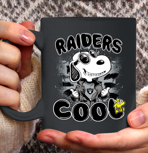 NFL Football Oakland Raiders Cool Snoopy Shirt Ceramic Mug 15oz