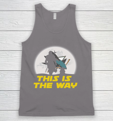 San Jose Sharks NHL Ice Hockey Star Wars Yoda And Mandalorian This Is The Way Tank Top 6