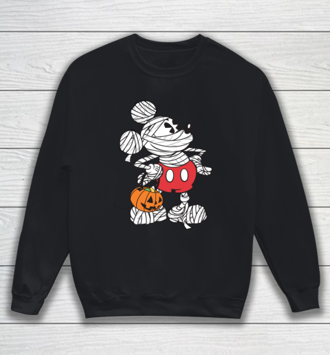 Disney Retro Mickey Mouse Mummy Halloween Sweatshirt