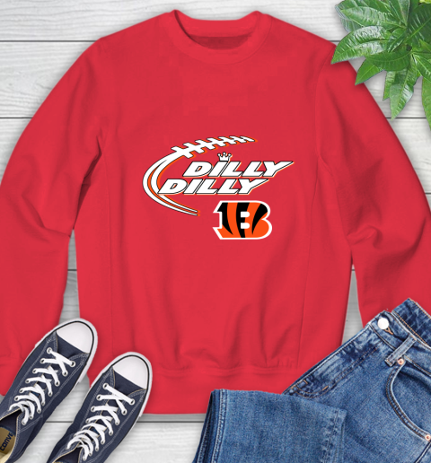 NFL Cincinnati Bengals Dilly Dilly Football Sports Sweatshirt 10