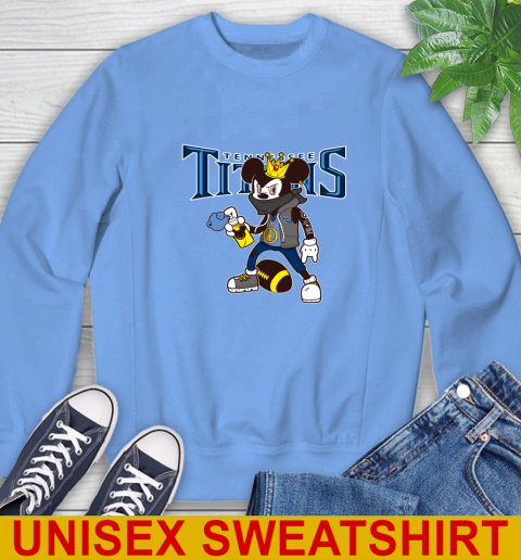 Tennessee Titans NFL Football Mickey Peace Sign Sports Sweatshirt 11