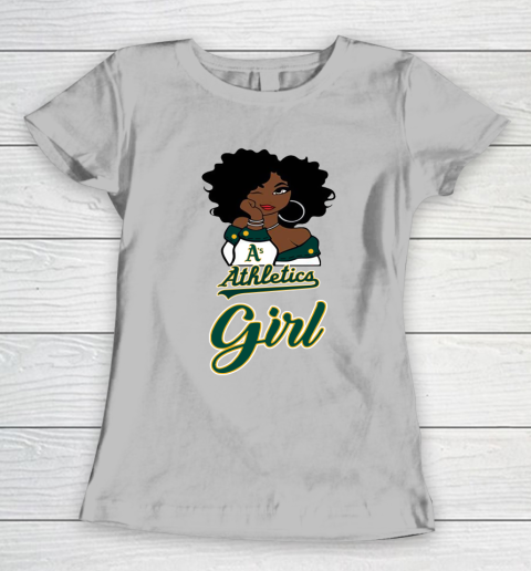 Oakland Athleticss Girl MLB Women's T-Shirt 6