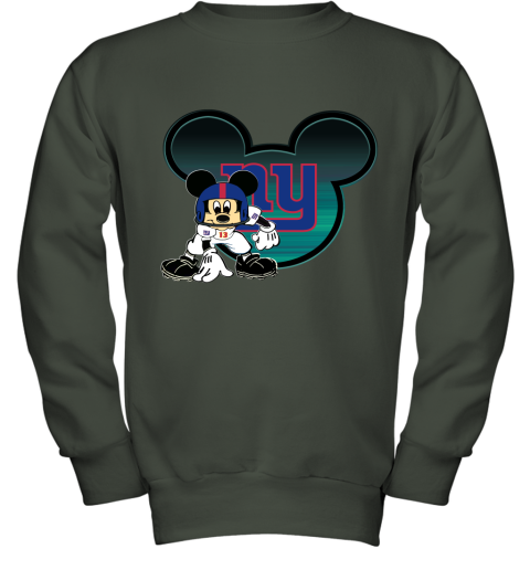 NFL New York Giants Mickey Mouse Disney Football T Shirt tFJCIF6VV2L youth sweatshirt 47 95 151514 front forest