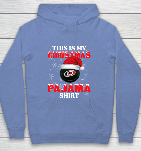 Carolina Hurricanes This Is My Christmas Pajama Shirt NHL Youth Hoodie 8