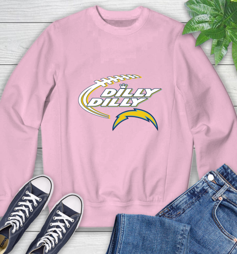 NFL Los Angeles Chargers Dilly Dilly Football Sports Sweatshirt 9