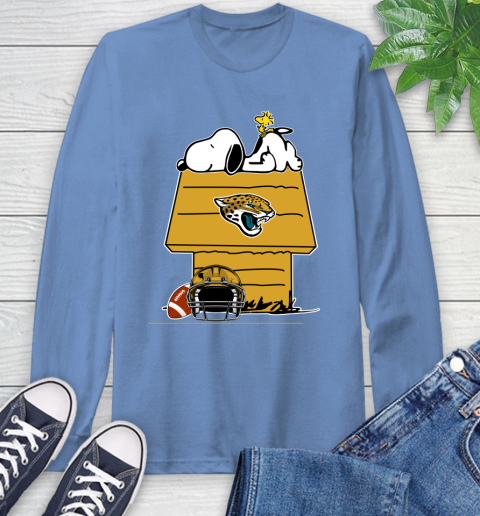 Jacksonville Jaguars NFL Football Snoopy Woodstock The Peanuts Movie Long Sleeve T-Shirt 11