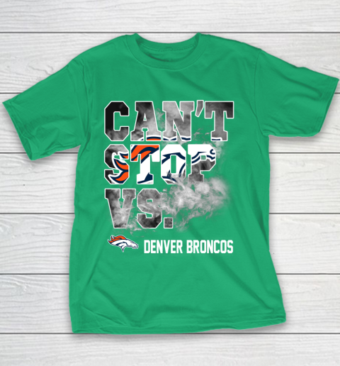 NFL Denver Broncos Can't Stop Vs Youth T-Shirt 3