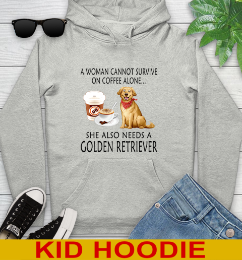 Women cannot survive on coffee alone she also need a GOLDEN tshirt 112