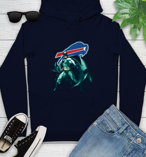 NFL Batman Football Sports Buffalo Bills Youth Hoodie 4