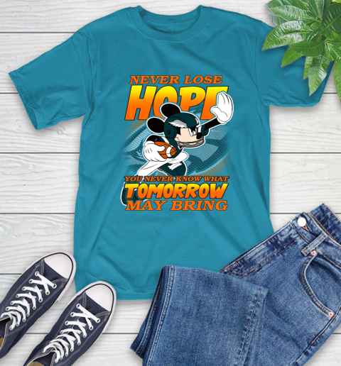 Philadelphia Eagles NFL Football Mickey Disney Never Lose Hope T-Shirt 9