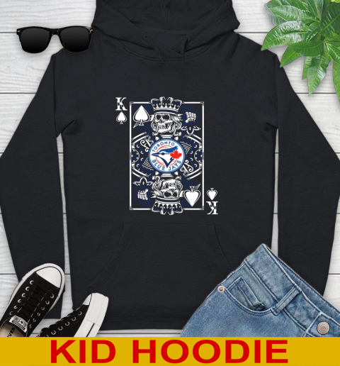 Toronto Blue Jays MLB Baseball The King Of Spades Death Cards Shirt Youth Hoodie