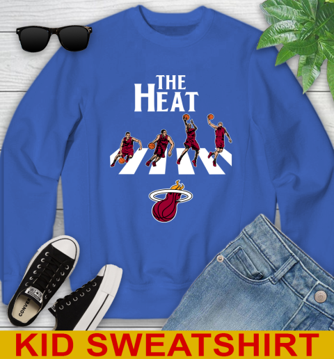 NBA Basketball Miami Heat The Beatles Rock Band Shirt Youth Sweatshirt 6