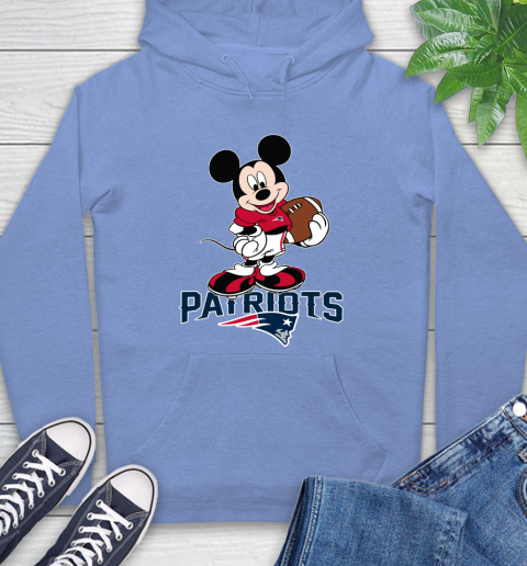 NFL Football New England Patriots Cheerful Mickey Mouse Shirt Hoodie 12